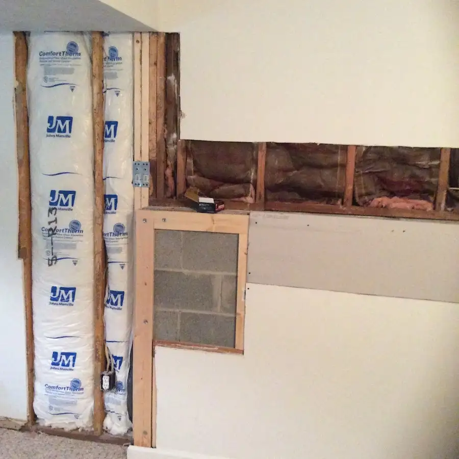 Wall insulation replacement during Odor Removal & Deodorization in West Des Moines